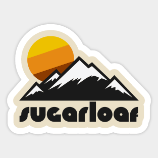 Retro Sugarloaf ))(( Tourist Souvenir Travel Design Sticker